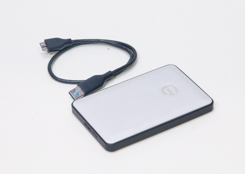 A small and portable G-drive